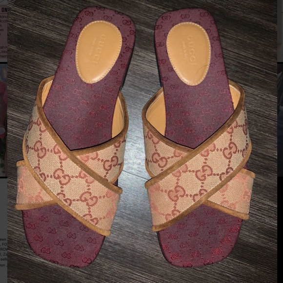 gucci criss cross sandal